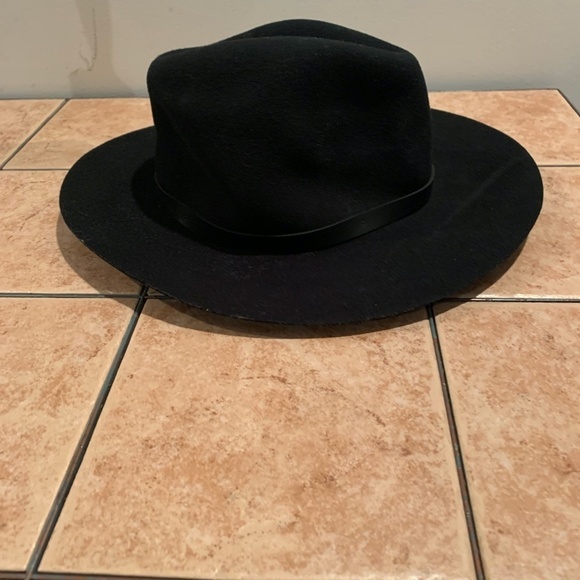 Rag & Bone Floppy Brim Fedora Small Black main image 5